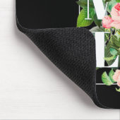 Kamala Harris Vintag Floral Weibchen Mousepad (Ecke)
