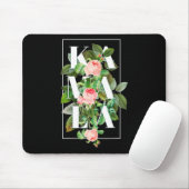 Kamala Harris Vintag Floral Weibchen Mousepad (Mit Mouse)