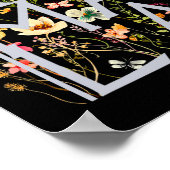 Kamala Harris Vintag Floral Weibchen Poster (Ecke)