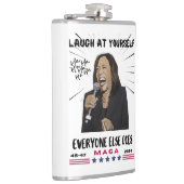Kamala Harris Vinyl Wrapped Flask Flachmann (Rechts)