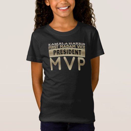 Kamala Harris Vizepräsidentin MVP T-Shirt (Vorderseite)