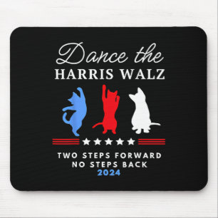 Kamala Harris W 2024 Waltz Dance 2 Schritte nach v Mousepad