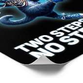 Kamala Harris W 2024 Waltz Dance 2 Schritte nach v Poster (Ecke)