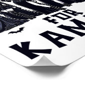 Kamala Harris Wahl 2024 Halloween Poster (Ecke)