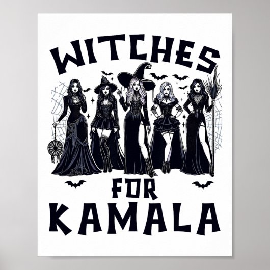 Kamala Harris Wahl 2024 Halloween Poster (Vorne)