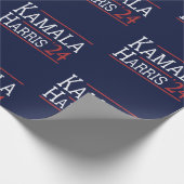 Kamala Harris Wahl 2024 I Geschenkpapier (Ecke)