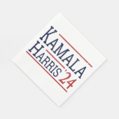 Kamala Harris Wahl 2024 I Serviette (Ecke)