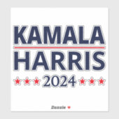Kamala Harris Wahl 2024 III Aufkleber (Blatt)