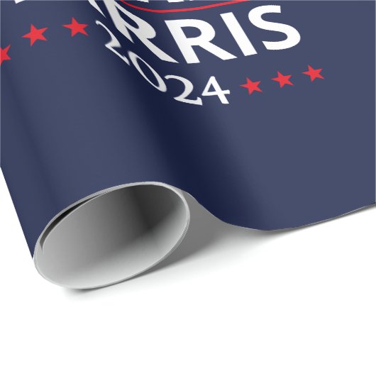 Kamala Harris Wahl 2024 III Geschenkpapier (Rolleneckpunkt)