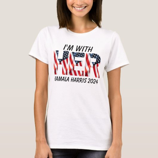 Kamala Harris Wahl 2024 T-Shirt (Vorderseite)