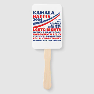 Kamala Harris Wahlplattform 2024 Fächer