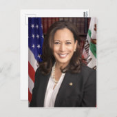 Kamala Harris wählt die VP-Kampagne 2020 Postkarte (Vorne/Hinten)