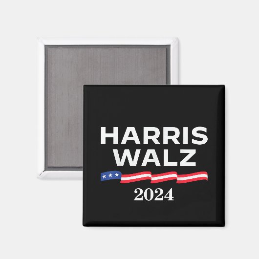 Kamala Harris Walz 2024 Magnet (Vorderseite/Rückseite)