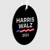 Kamala Harris Walz 2024 Ornament (Vorderseite)