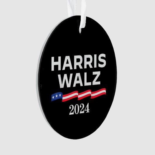 Kamala Harris Walz 2024 Ornament (Vorderseite)