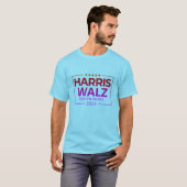 Kamala harris, Walz 2024 T-Shirt (Vorne ganz)