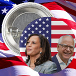 Kamala Harris Walz Foto - Präsident Vice Fotos Button<br><div class="desc">Kamala Harris Walz Foto-Taste</div>