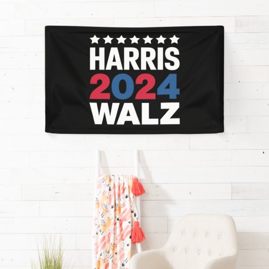 Kamala Harris Walz, Vizepräsident Banner (Insitu)