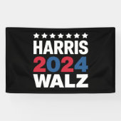 Kamala Harris Walz, Vizepräsident Banner (Horizontal)