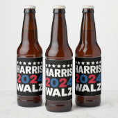 Kamala Harris Walz, Vizepräsident Bierflaschenetikett (Flaschen)