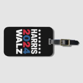 Kamala Harris Walz, Vizepräsident Gepäckanhänger (Vorderseite (Horizontal))