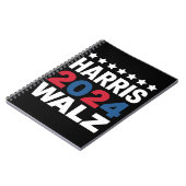 Kamala Harris Walz, Vizepräsident Notizblock (Linke Seite)