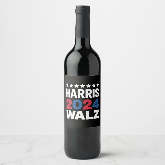 Kamala Harris Walz, Vizepräsident Weinetikett (Vorderseite)