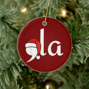 Kamala Harris Weihnachten 2024 Comma la Keramik Ornament