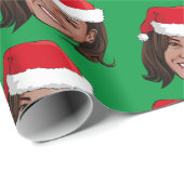 Kamala Harris Weihnachten Geschenkpapier (Rolleneckpunkt)