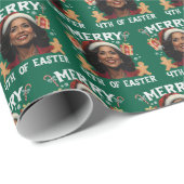 Kamala Harris Weihnachten Weihnachten Weihnachten  Geschenkpapier (Rolleneckpunkt)