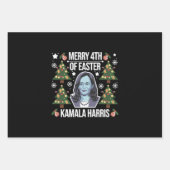 Kamala Harris Weihnachten Weihnachten Weihnachten  Geschenkpapier Set (Vorderseite)