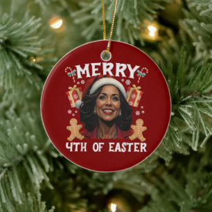 Kamala Harris Weihnachten Weihnachten Weihnachten  Keramik Ornament