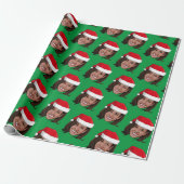 Kamala Harris Weihnachtswrapping Paper Geschenkpapier (Ungerollt)