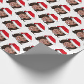 Kamala Harris Weihnachtswrapping Paper Geschenkpapier (Ecke)