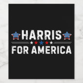 Kamala Harris Weinetikett (Einzelnes Label)
