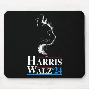 Kamala Harris Wheimer 2024 Cat Funny Vp Vice Presi Mousepad