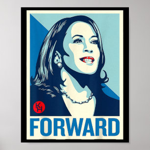 Kamala Harris Wheimer 2024 Präsidentschaftskampagn Poster