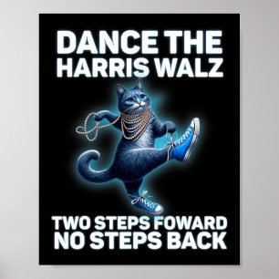 Kamala Harris Wheimer 2024 Waltz Dance 2 Schritte  Poster