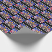 Kamala Harris Wie trauen wir uns, frohe Weihnachte Geschenkpapier (Ecke)