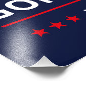 Kamala Harris - Wir gehen nicht zurück II Fotodruck (Ecke)