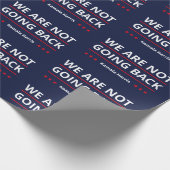 Kamala Harris - Wir gehen nicht zurück II Geschenkpapier (Ecke)