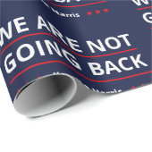 Kamala Harris - Wir gehen nicht zurück II Geschenkpapier (Rolleneckpunkt)