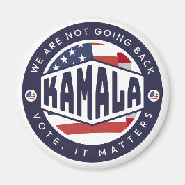 Kamala Harris: Wir gehen NICHT zurück Magnet