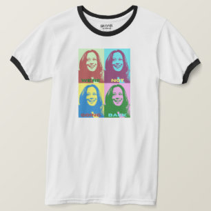 Kamala Harris: Wir gehen nicht zurück zum Pop Art  T-Shirt