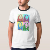 Kamala Harris: Wir gehen nicht zurück zum Pop Art T-Shirt (Vorderseite)