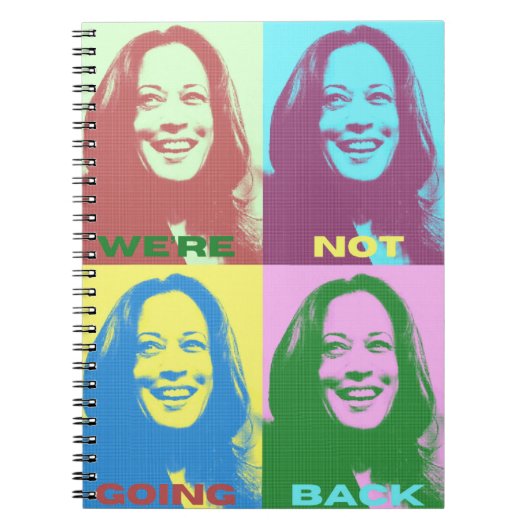 Kamala Harris: Wir gehen nicht zurück zur Kunst de Notizblock (Vorderseite)