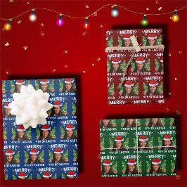 Kamala Harris Xsmas Weihnachtsmannmütze Merry 4. O Geschenkpapier Set