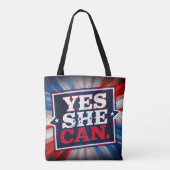 KAMALA HARRIS YES SIE KANN TASTE TASCHE (Rückseite)