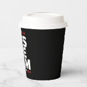 Kamala Harris Yes We Kam für US-Präsident 2024 Pappbecher (Links)