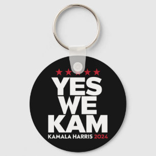 Kamala Harris Yes We Kam für US-Präsident 2024 Schlüsselanhänger